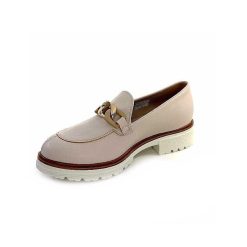 Ivoire0130a Ivoire 8B5118 Cuir Creme Mocassins