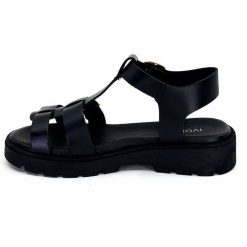 We Do Ivoire 45420A Cuir Noir Plateformes