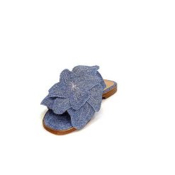 Ivoire0467a Fiorina S189714 Textile Denim Mules