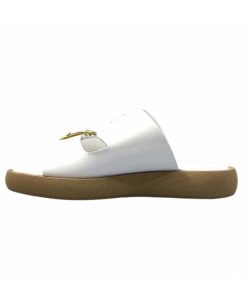 top tris srl Ivoire 8022-02 Cuir Blanc Mules