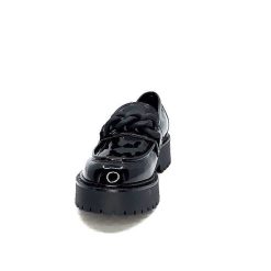 Ivoire0130a Ivoire 1M4158 Cuir Vernis Noir Mocassins