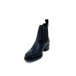 We Do Ivoire 99763 Cuir Noir Bottines