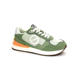 No Name No Name Tova Runner W Daim Vert Textile Vert Blanc Orange Baskets