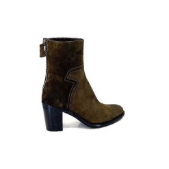 Triver Flight Triver Flight 706.03 Daim Olive Bottines