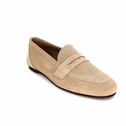 Ivoire0209b Ivoire 10648 Daim Beige Mocassins