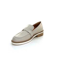 Ivoire0347b Ivoire K557 Cuir Creme Mocassins