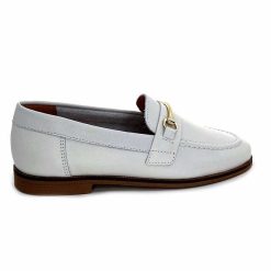 Ivoire0209b Ivoire 12646 Cuir Creme Mocassins