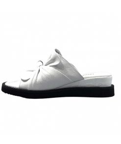 Ivoire-354 Ivoire 107 911 Cuir Blanc Mules