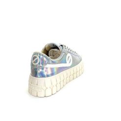 No Name No Name Play Sneaker W Cuir Argent Irise Baskets