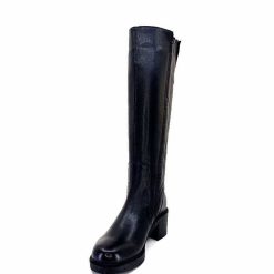 398-ivoire Ivoire 5282 Livv Cuir Noir Bottes