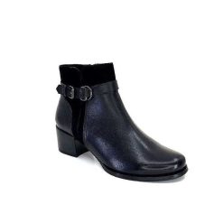 Regarde Le Ciel Regarde Le Ciel Jolene 23 Cuir Noir Bottines