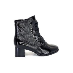 Regarde Le Ciel Regarde Le Ciel Ines 65 Cuir Vernis Noir Bottines