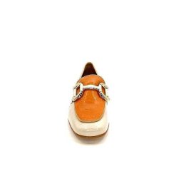 JHay Jhay 2213 Cuir Beige Orange Mocassins