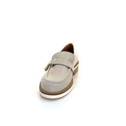 Ivoire0347b Ivoire K557 Cuir Creme Mocassins