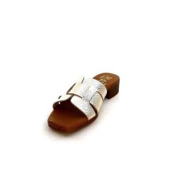 oh my sandals - innova footwear Ivoire 5343 Cuir Or Mules