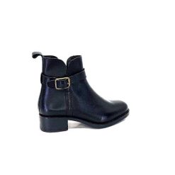 We Do Ivoire 99766 Cuir Noir Bottines