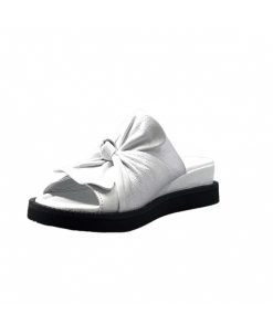 Ivoire-354 Ivoire 107 911 Cuir Blanc Mules