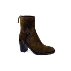 Triver Flight Triver Flight 706.03 Daim Olive Bottines