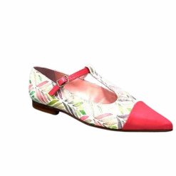 Dansi Dansi 5232 Flower Cuir Rose Ballerines