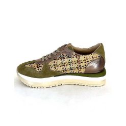 Requin Reqins Ursula Daim Kaki Raffia Multicolore Baskets