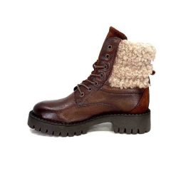 Ivoire0460a Ivoire Viyan Cuir Marron Bottines