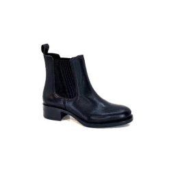 We Do Ivoire 99763 Cuir Noir Bottines