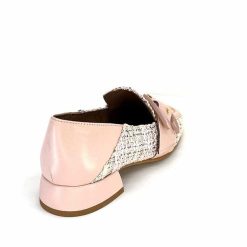 Philippe Morvan Philippe Morvan 5030 Pm01 Cuir & Textile Rose Mocassins