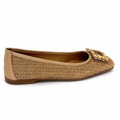 382-ivoire Ivoire 97574 Tk2 Raffia Beige Ballerines