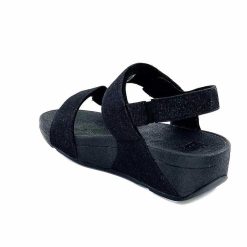 Fitflop Fitflop Ga2/90 Textile Glitter Noir Sandales