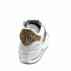 Semerdjian Semerdjian Smr Noubar 11464 Cuir Blanc Glitter Or Baskets