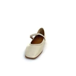 We Do Ivoire 55362 Cuir Beige Ballerines