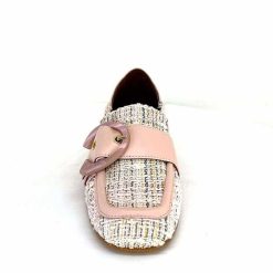 Philippe Morvan Philippe Morvan 5030 Pm01 Cuir & Textile Rose Mocassins