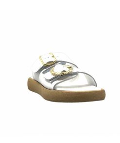 top tris srl Ivoire 8022-02 Cuir Blanc Mules