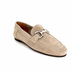 Ivoire0209b Ivoire 12807 Daim Beige Mocassins