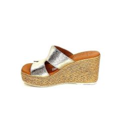 oh my sandals - innova footwear Ivoire 5458 Cuir Or Mules