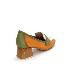 Hispanitas Hispanitas Chv 243277 Cuir Beige Orange Vert Mocassins