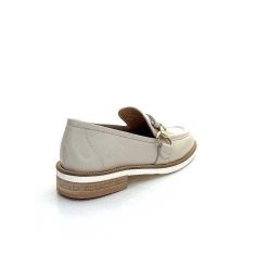 Ivoire0347b Ivoire K557 Cuir Creme Mocassins