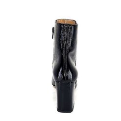 Ivoire0347b Ivoire Ch6556 Cuir Vernis Noir Bottines