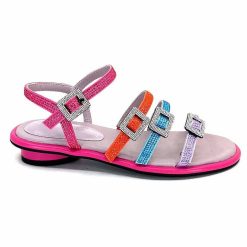 noa harmon Noa Harmon 9647 M18 Strass Rose Orange Bleu Violet Sandales