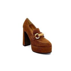 chantal Escarpins Chantal 2194 Daim Marron Escarpins