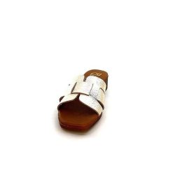 oh my sandals - innova footwear Ivoire 5343 Cuir Or Mules