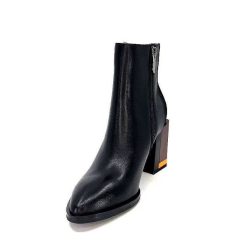 Elue Par Nous Elue Par Nous Palpe Cuir Noir Bottines