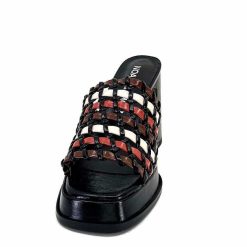 noa harmon Noa Harmon 9711 M06 Cuir Noir Multicolore Mules