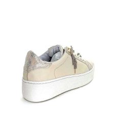 Méliné Meline Pf 7 Acc Var 9102 Cuir Beige Bijoux Baskets