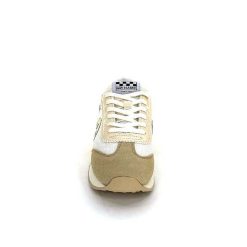 No Name No Name City Run Jogger W Daim Beige Textile Blanc Baskets