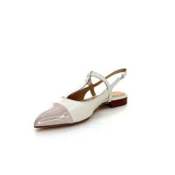 Ivoire0347b Ivoire Ch788 Cuir Creme Ballerines