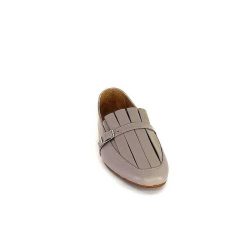 Ivoire-354 Ivoire 150870 Cuir Taupe Mocassins