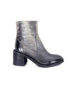 Fru.it Fru.It 7740 Cuir Metal Antracite Bottines