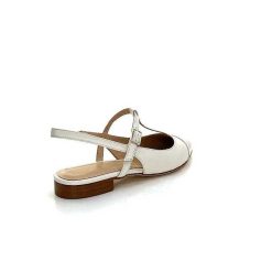 Ivoire0347b Ivoire Ch788 Cuir Creme Ballerines