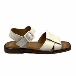 Ivoire0401a Ivoire 500.4314 Cuir Creme Sandales